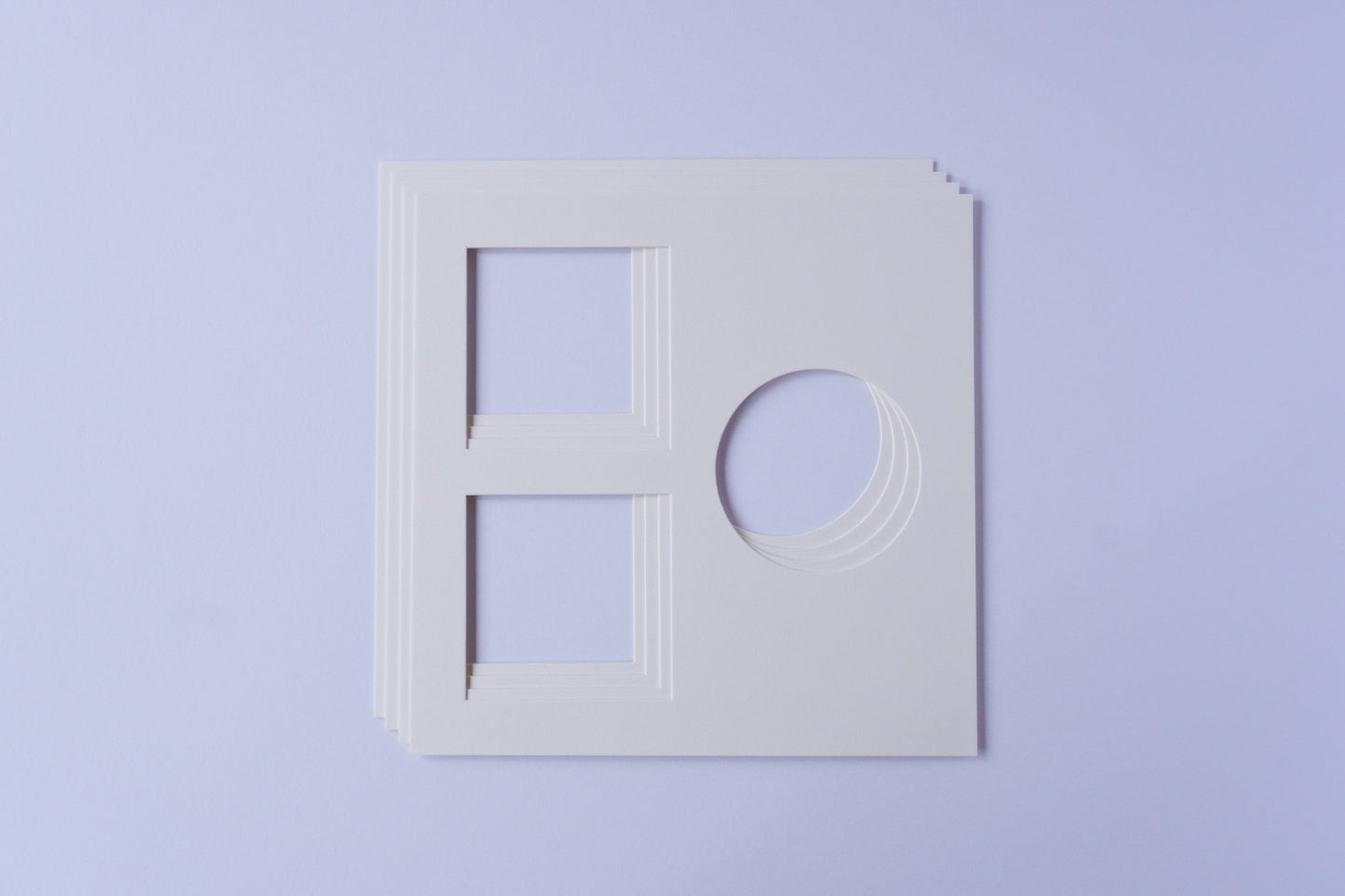 ましかくサイズの写真フレーム4枚セット